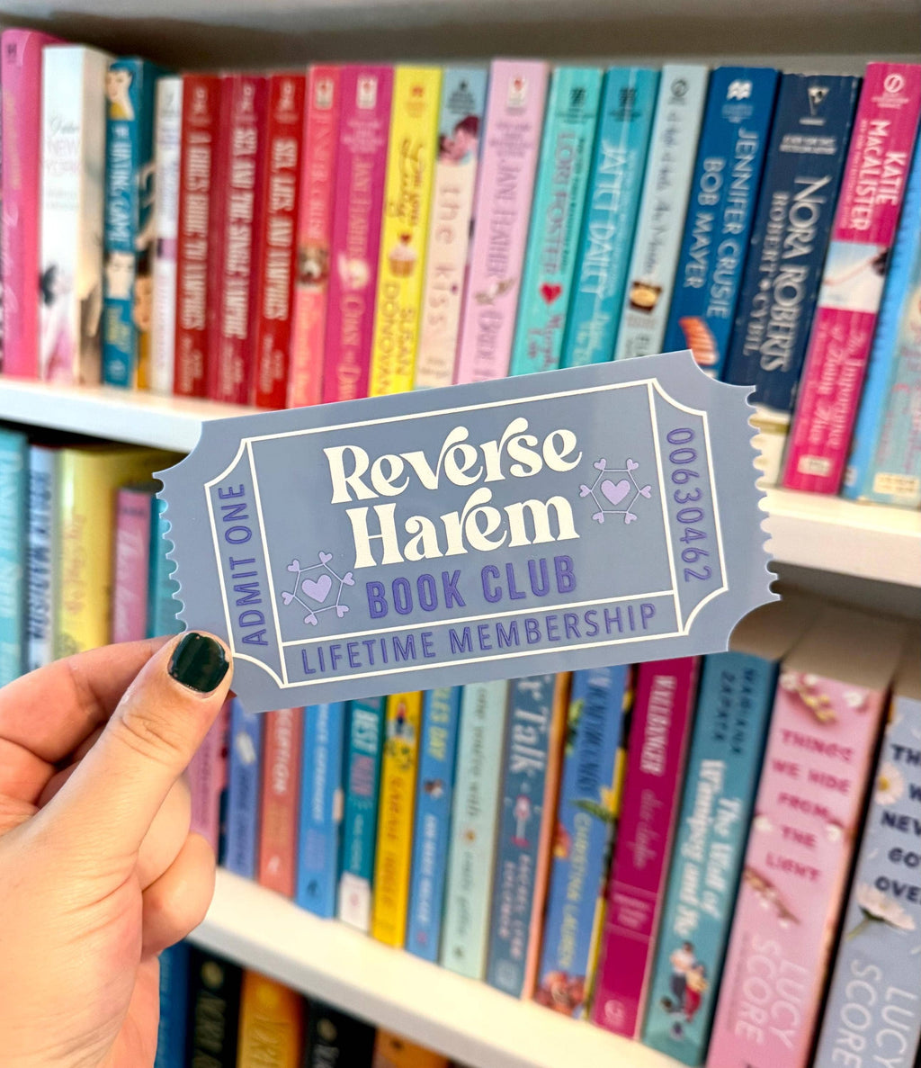 Bookish Shelf Sitter and Decor with Reading Tickets