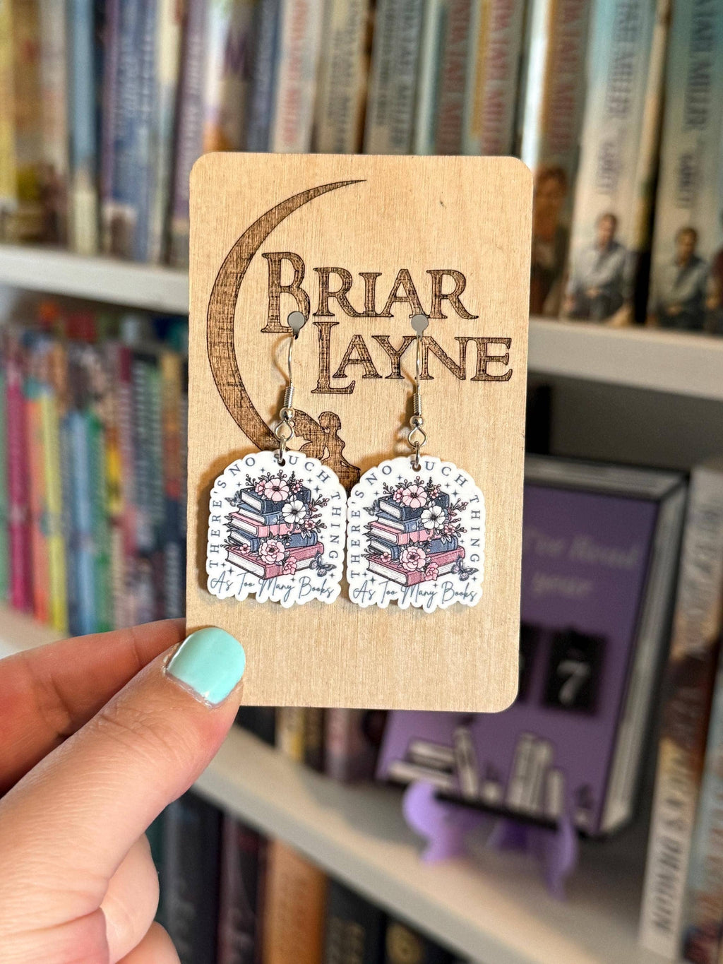 Book Lovers Reading Library Earrings