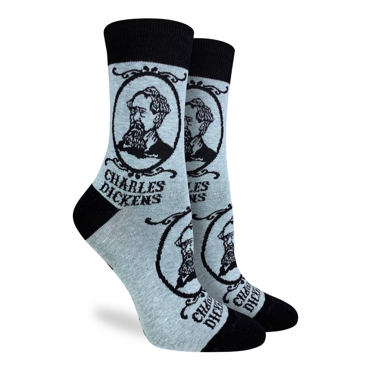Women's Charles Dickens Socks : Shoe Size 5-9