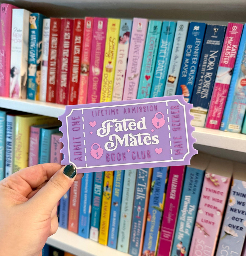 Bookish Shelf Sitter and Decor with Reading Tickets
