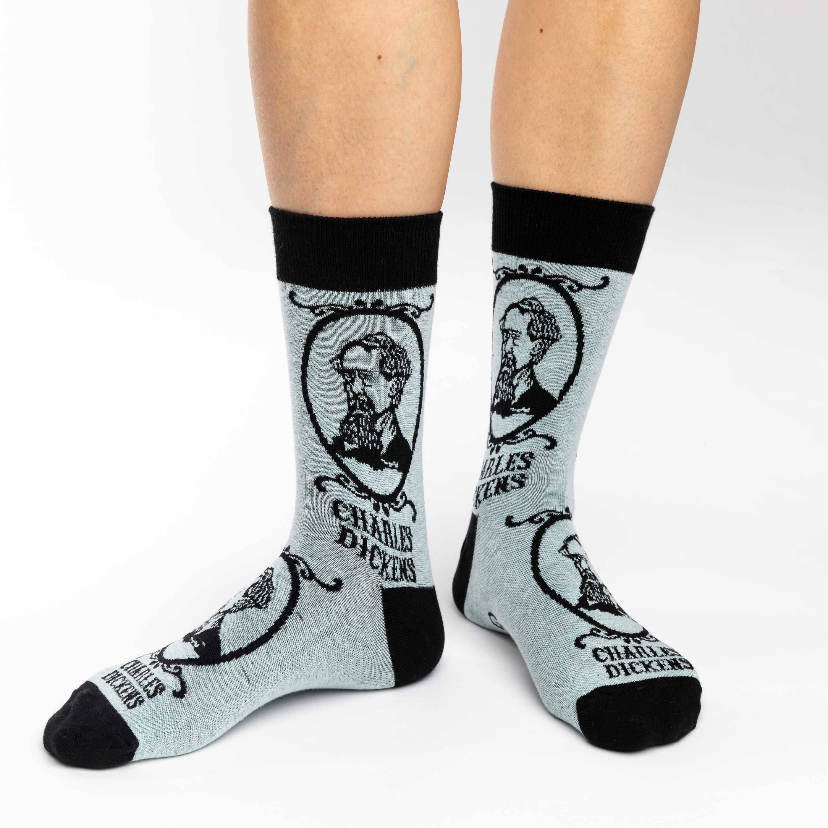 Women's Charles Dickens Socks : Shoe Size 5-9