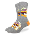 Stack of Books Socks: Shoe Size 7-12