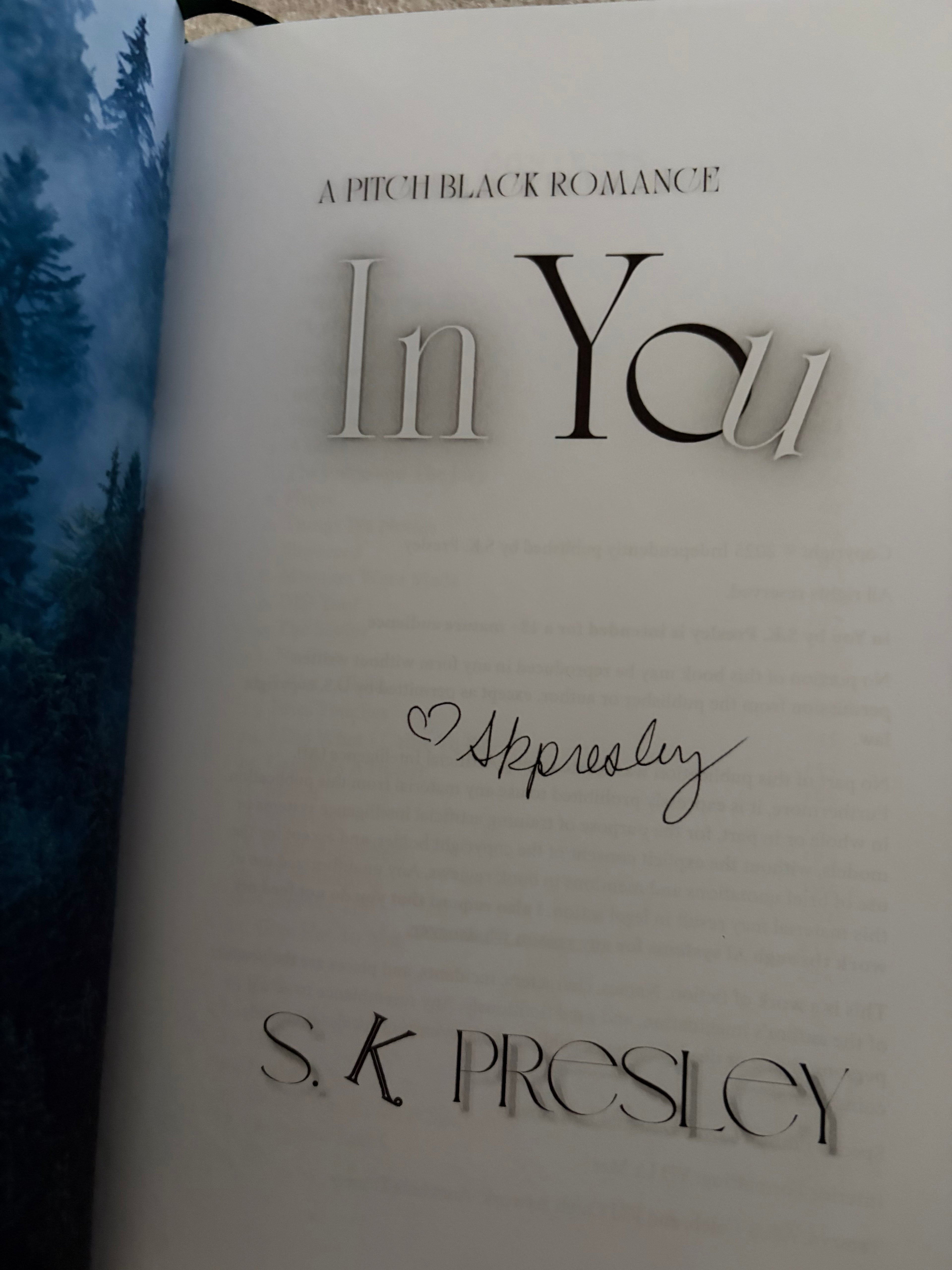 IN YOU *special edition signed*