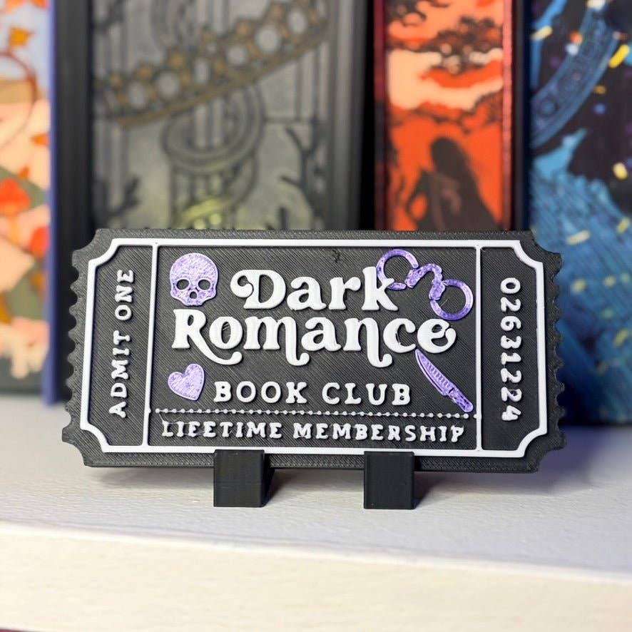 3d Printed Shelf Trope Ticket - Dark Romance Book Club: Add Stand