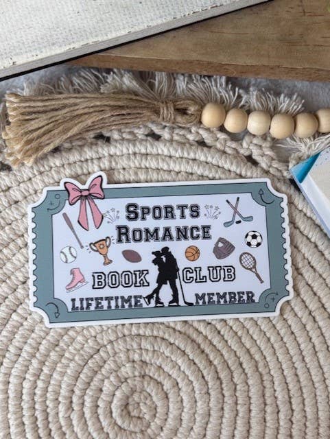 Sports Romance Ticket Bookshelf Decor