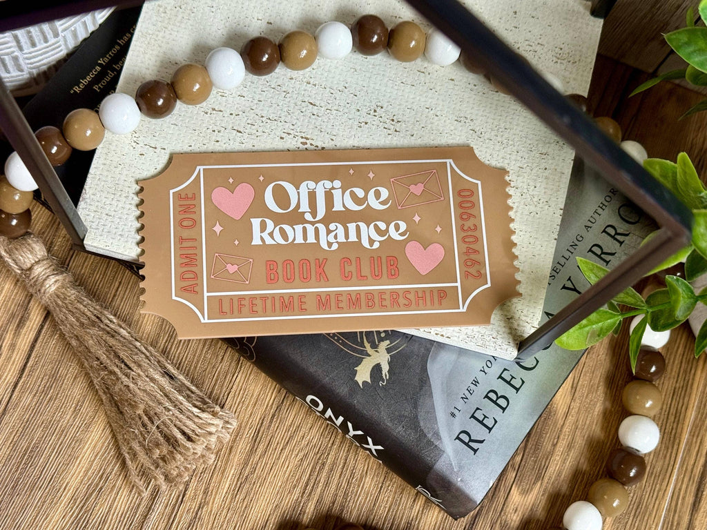 Bookish Shelf Sitter and Decor with Reading Tickets