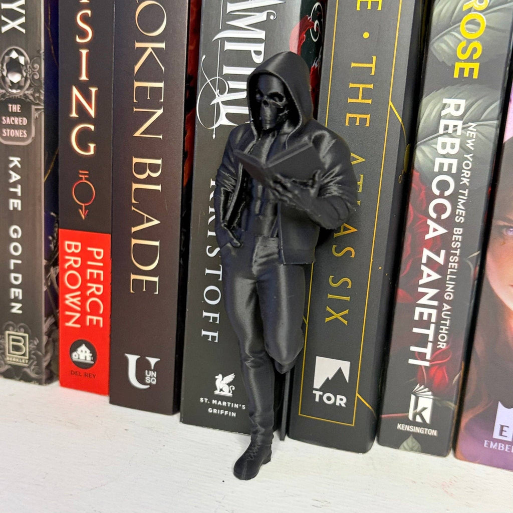 Dark Romance Reader Bookshelf Decor: Blue / Small 4.7 inch