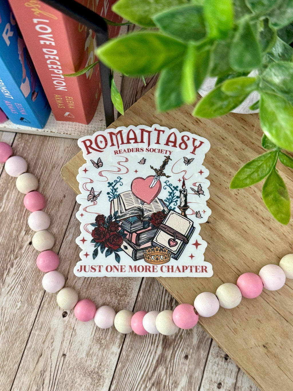 Romantasy Bookish Shelf Sitter Decor