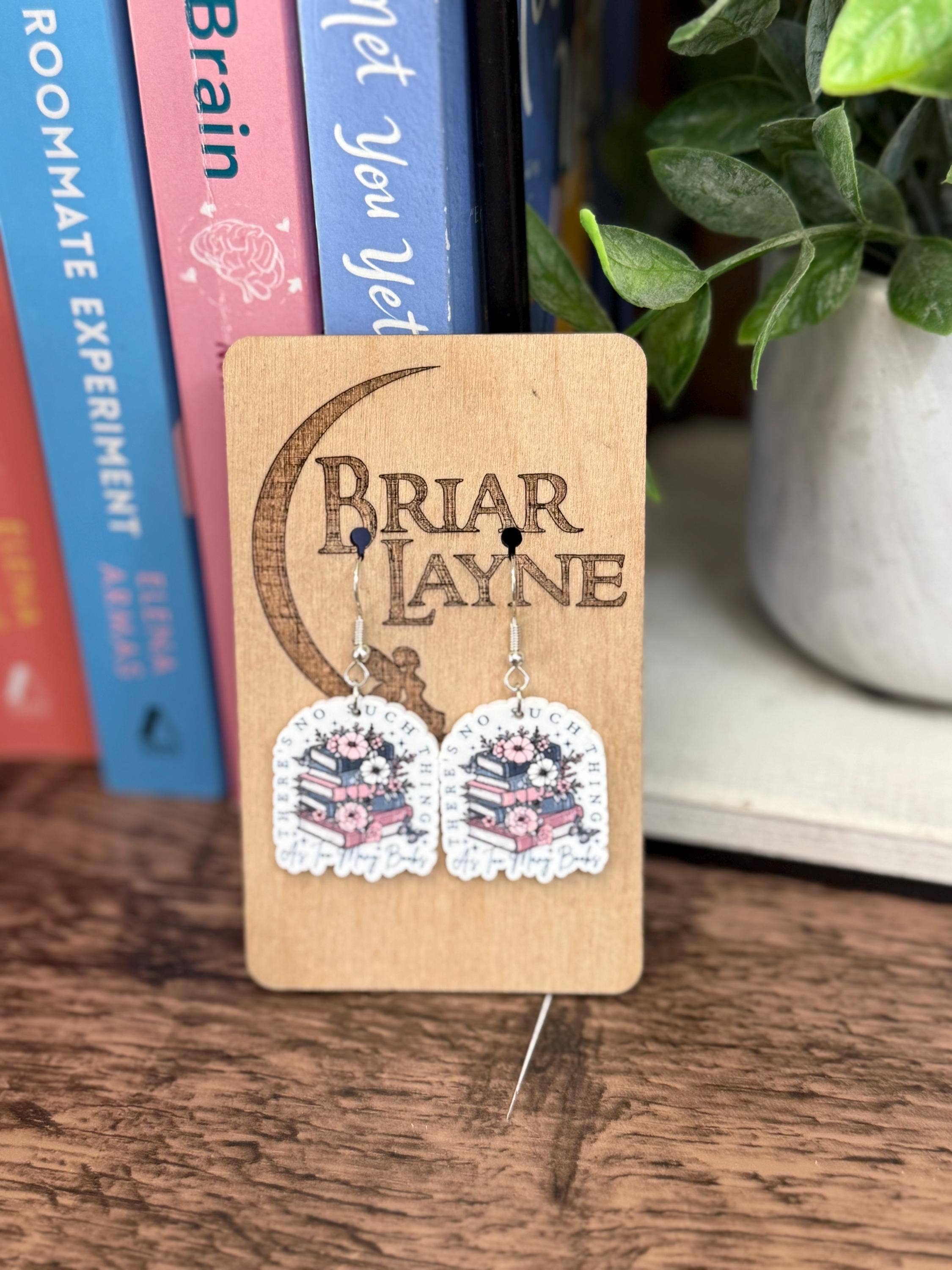 Book Lovers Reading Library Earrings