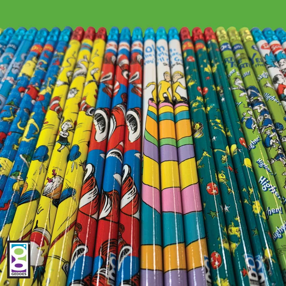 Dr. Seuss Assorted Pencils 72/ds