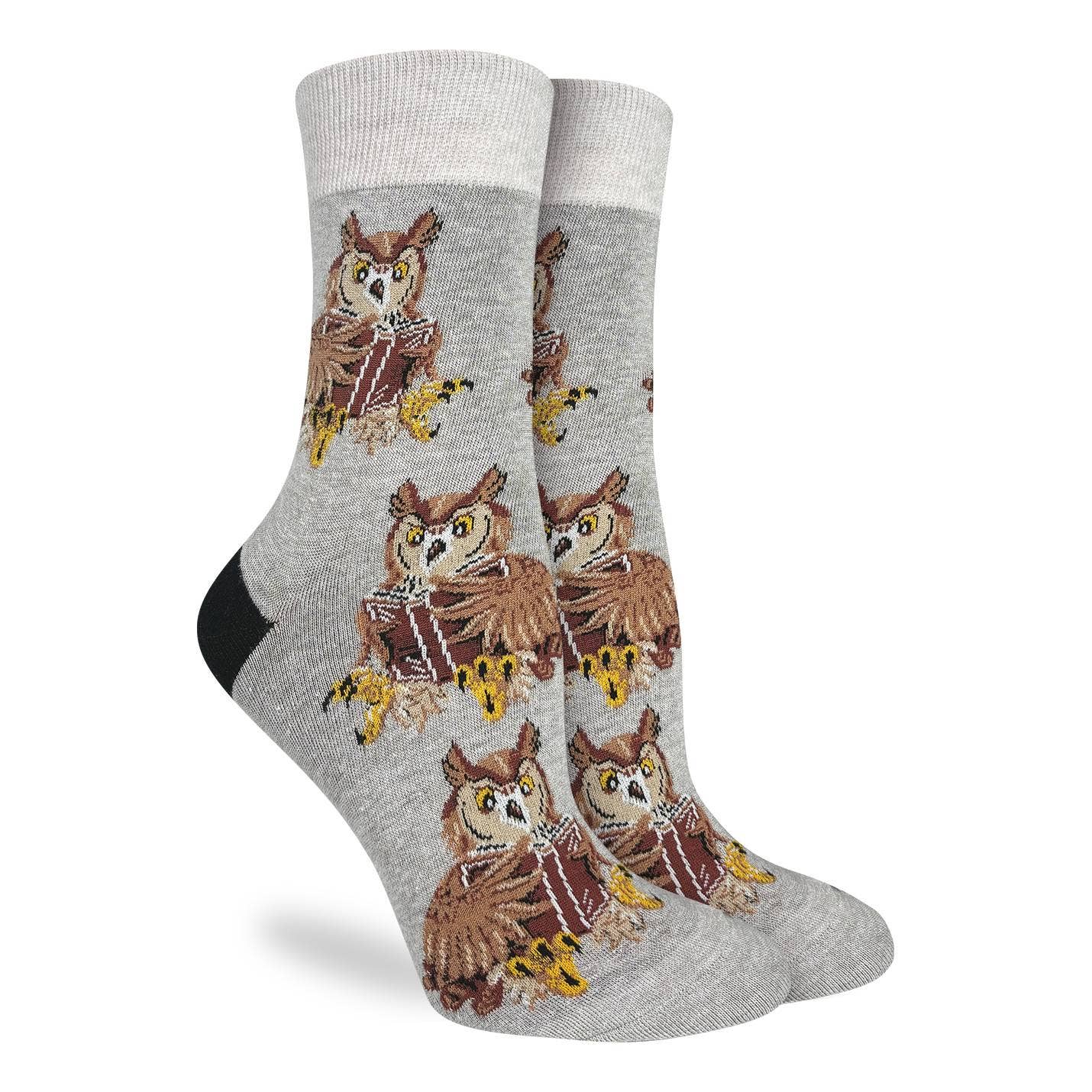 Women's Owl Socks: Shoe Size 5-9