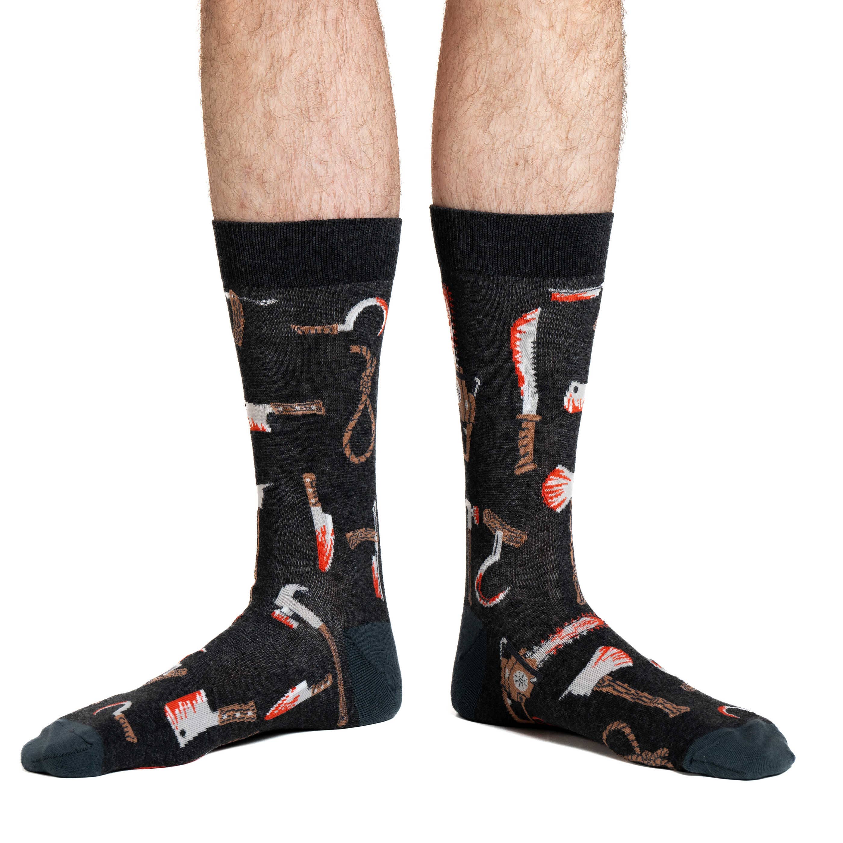 Halloween, Bloody Weapons Socks: Shoe Size 7-12