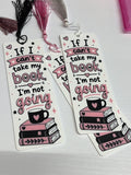 If I Can’t take my book
