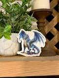 Dragon Bookish Shelf Sitter Decor