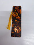 Fall pumpkin bookmark