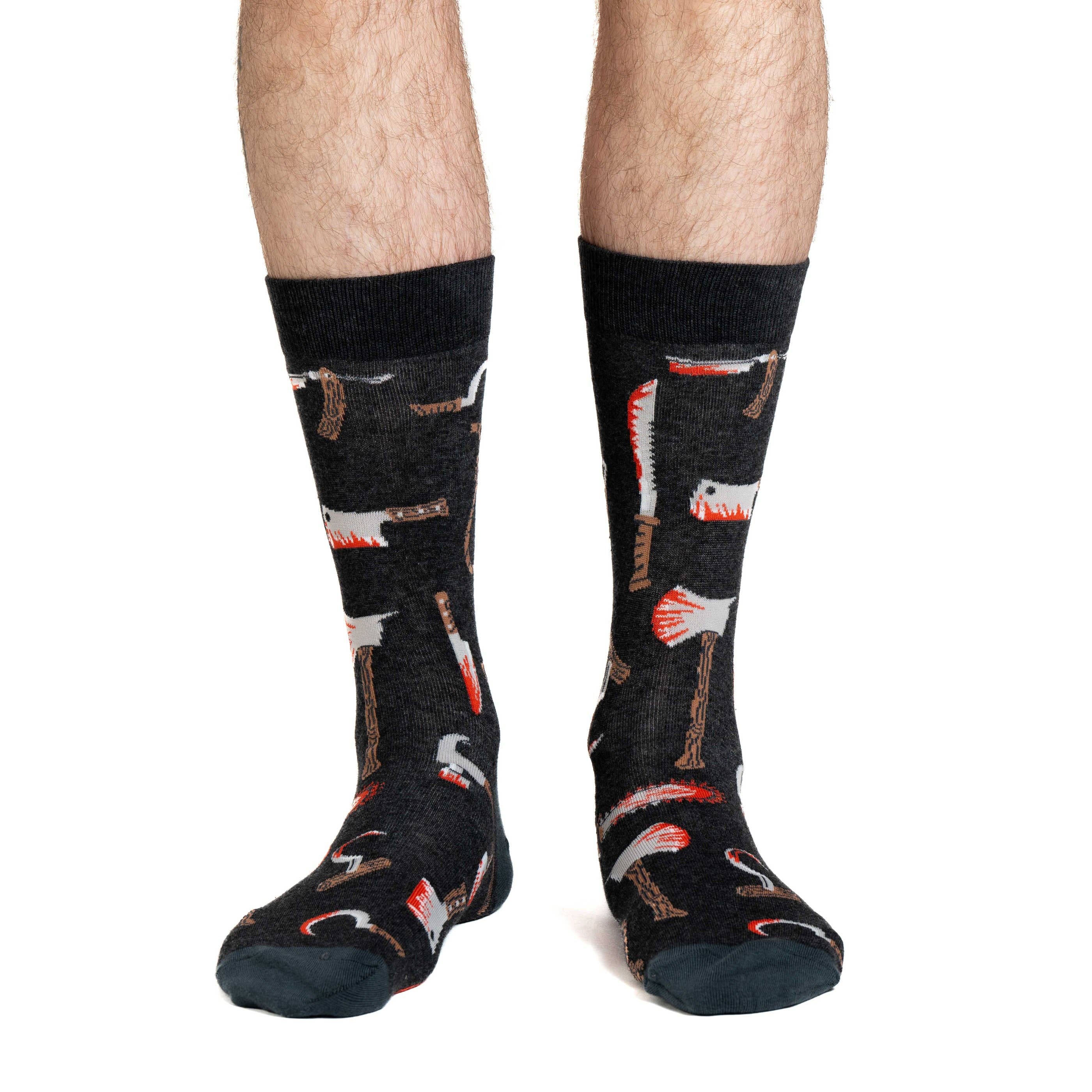 Halloween, Bloody Weapons Socks: Shoe Size 7-12