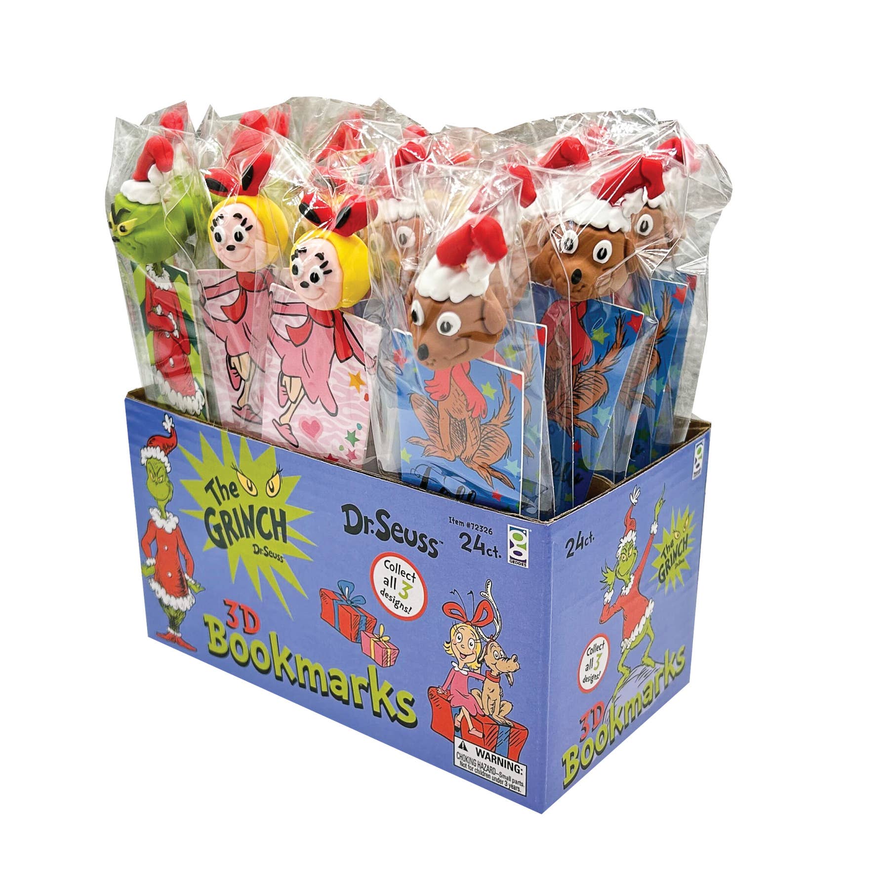 GRINCH 3D BOOKMARK  24/DSP