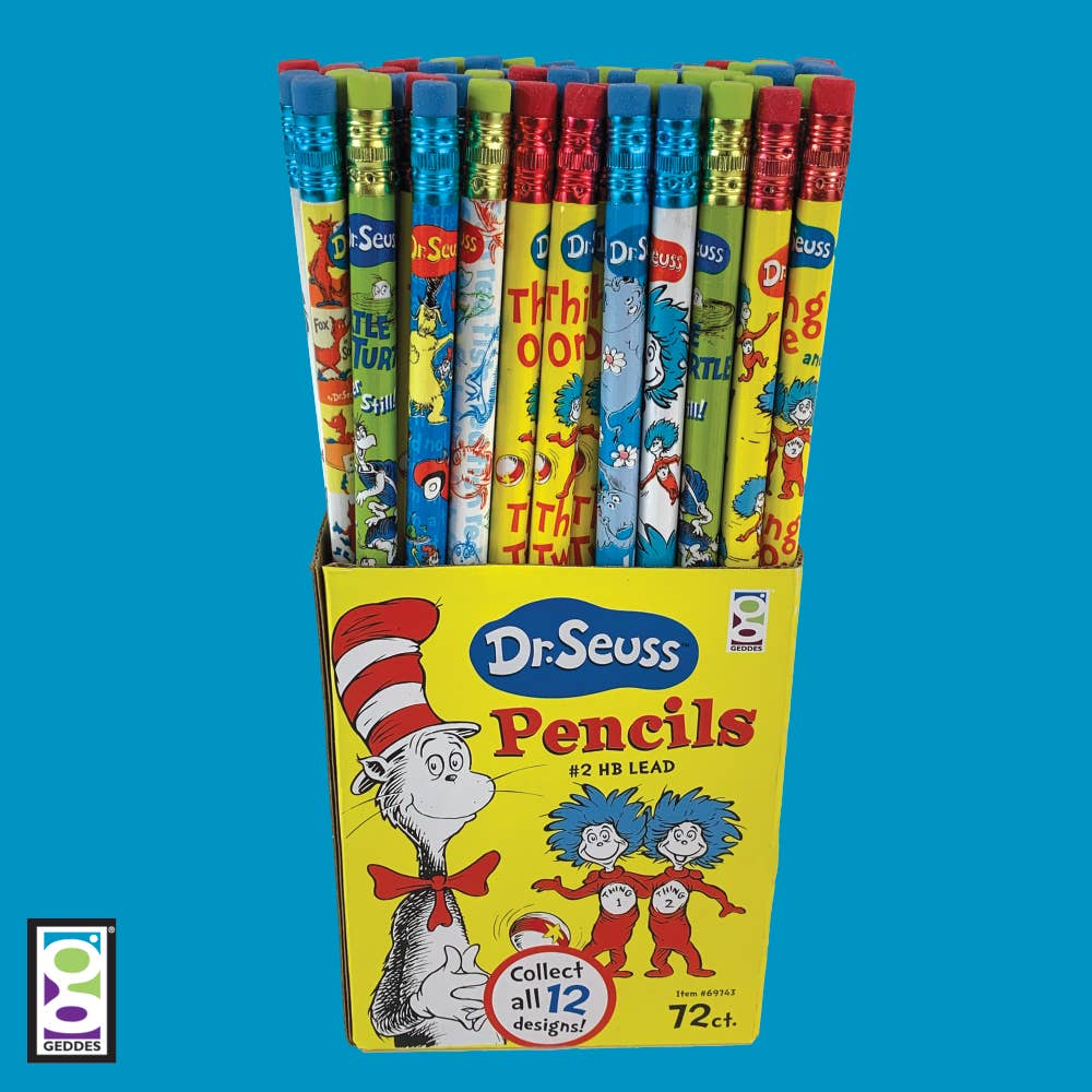 Dr. Seuss Assorted Pencils 72/ds