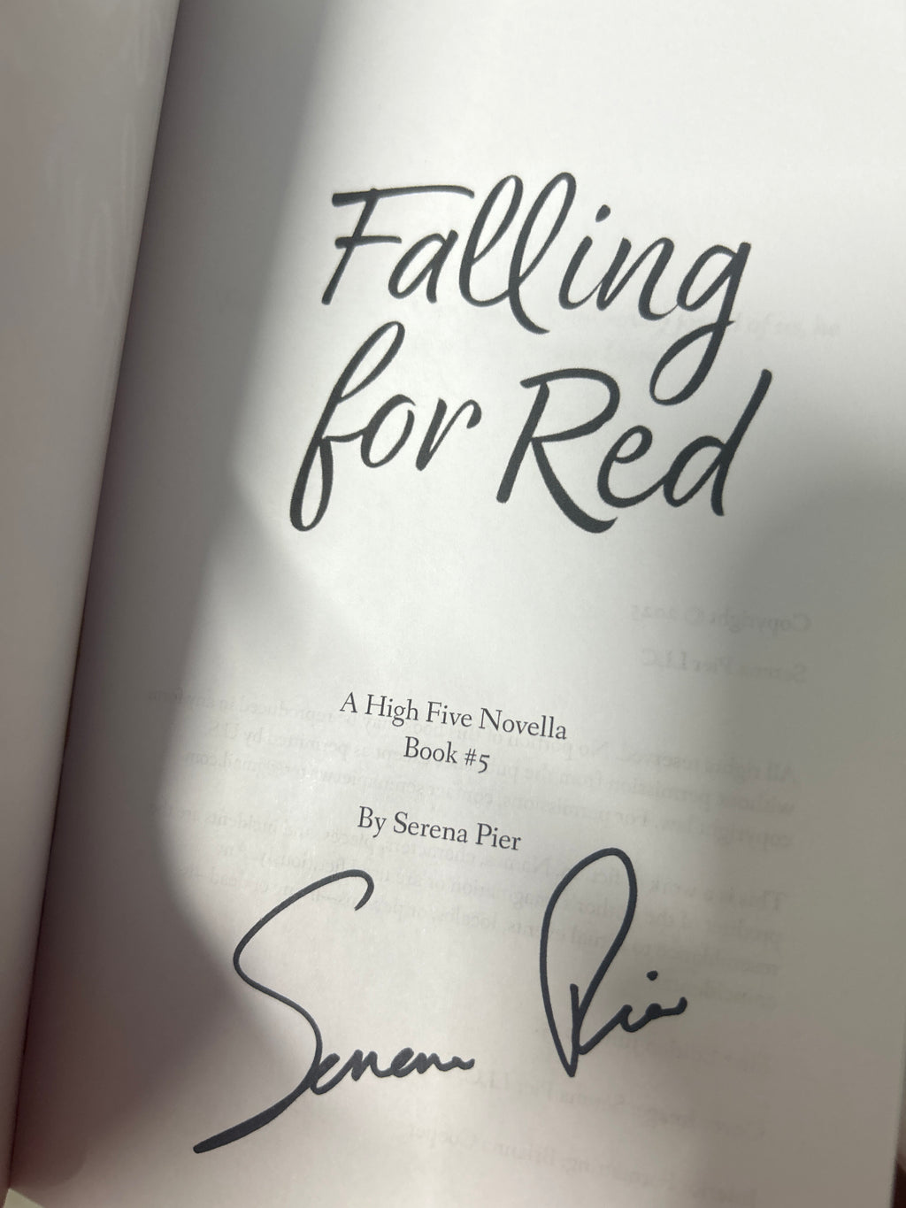 Falling For Red