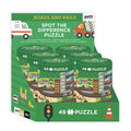 Spot the Difference Puzzle: Roads and Rails