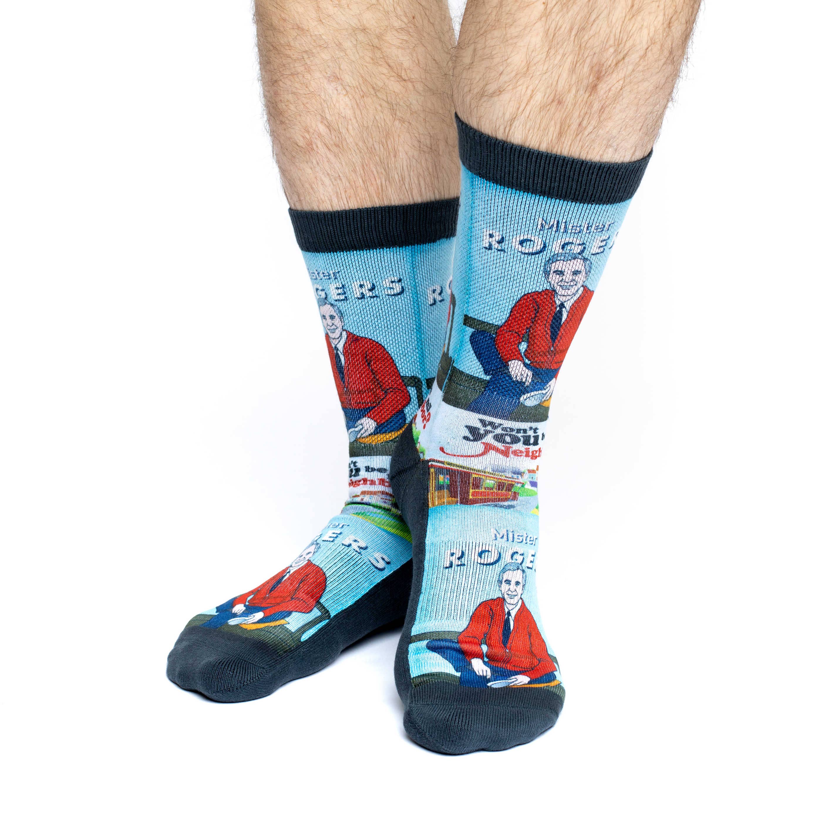 Mister Rogers' Neighborhood Socks: Shoe Size 8-13