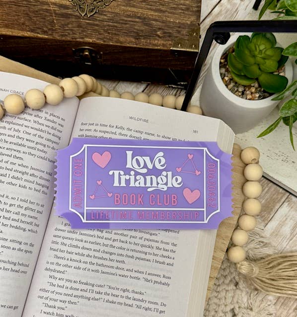 Bookish Shelf Sitter and Decor with Reading Tickets
