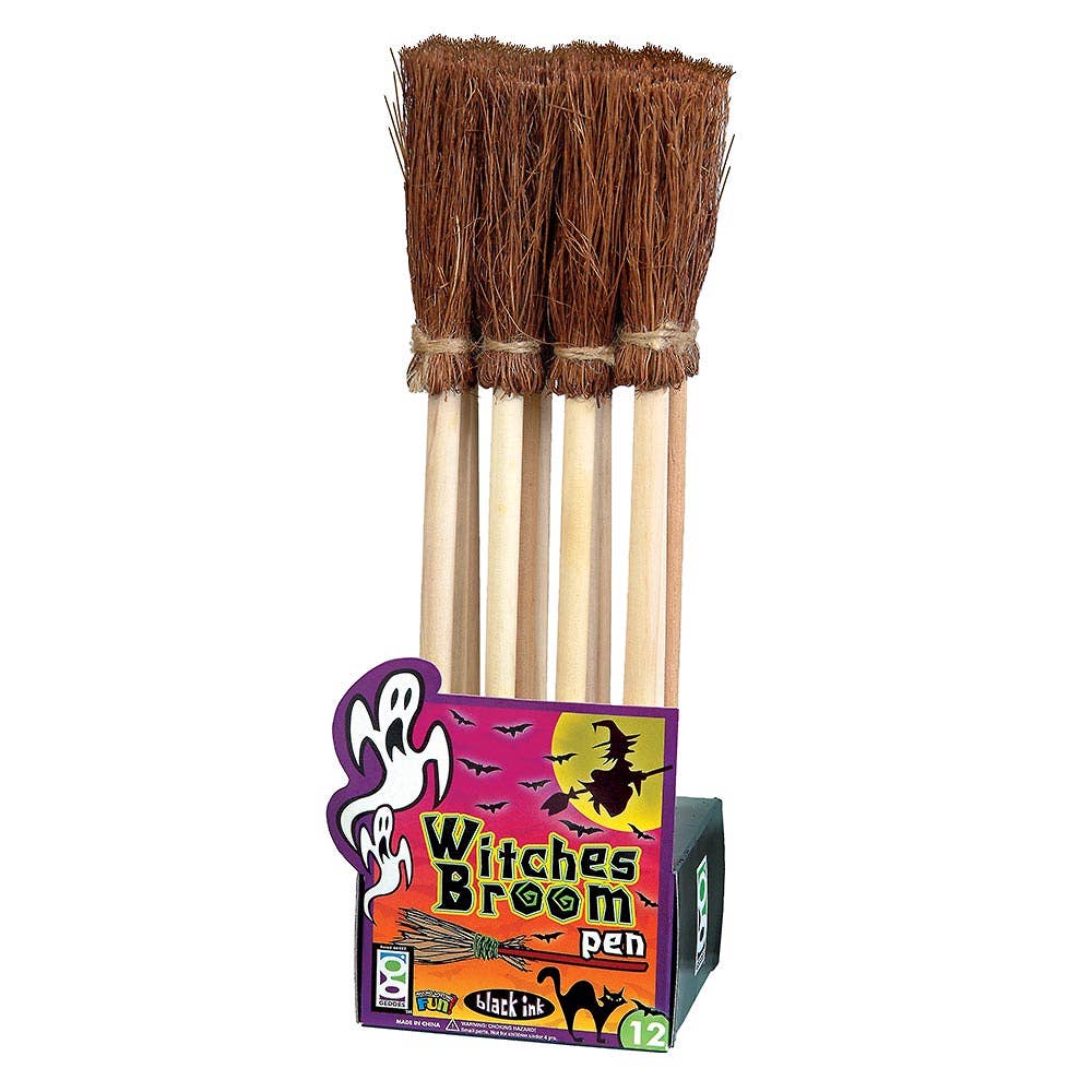 Halloween Witches Broom Pen 12 / Dsp