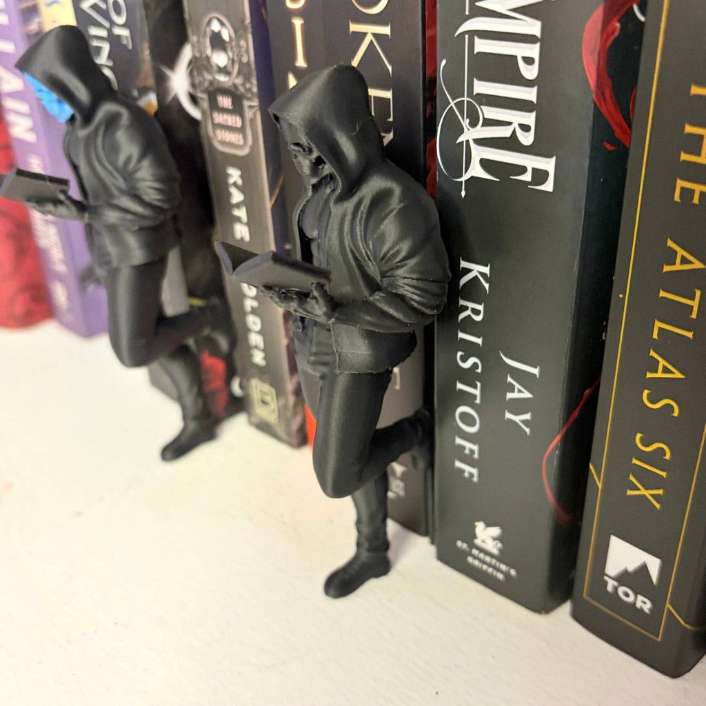 Dark Romance Reader Bookshelf Decor: Blue / Small 4.7 inch