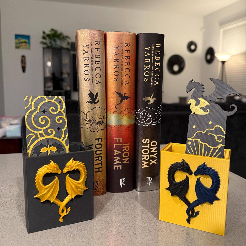 Dragon Heart Bookmark Holder | Bookmarks | Fantasy |: Gold / Black