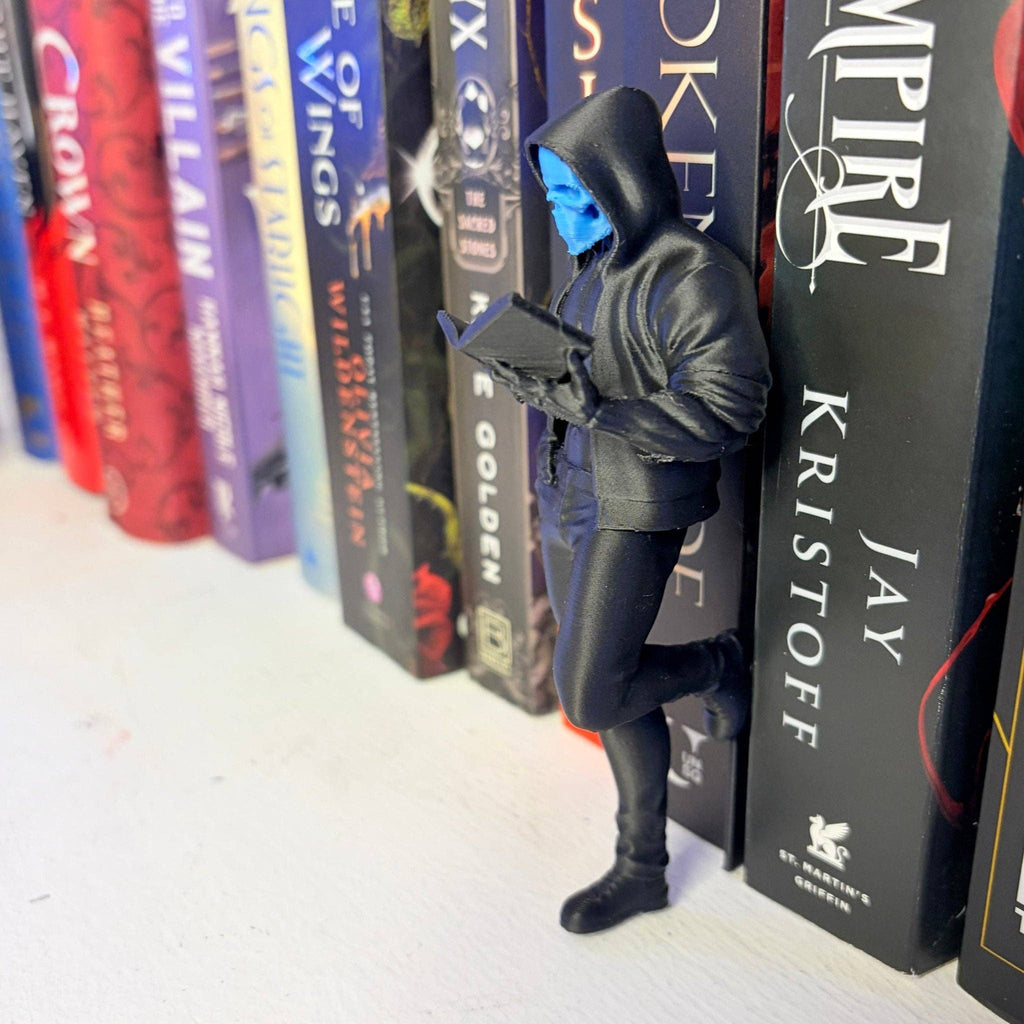 Dark Romance Reader Bookshelf Decor: Blue / Small 4.7 inch
