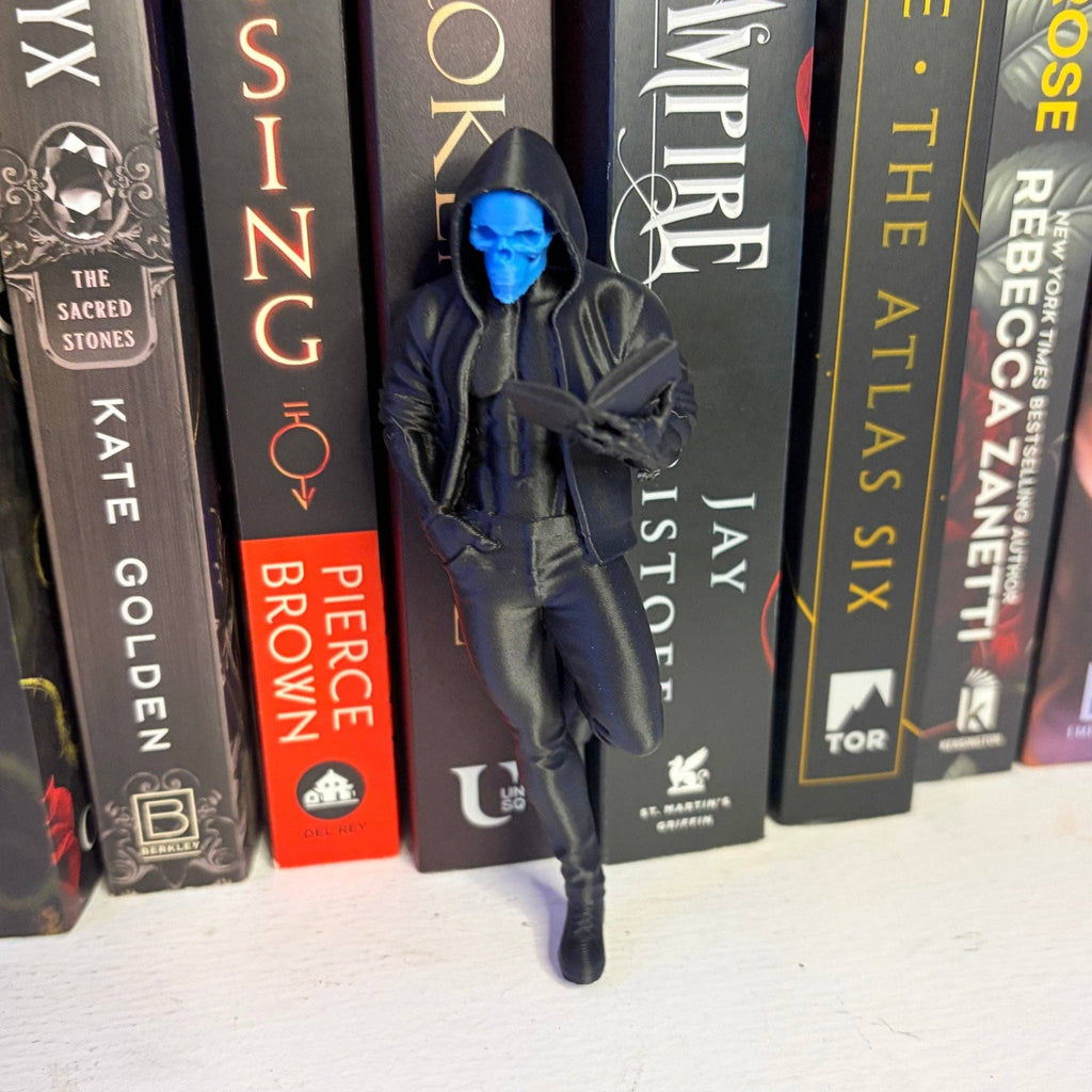 Dark Romance Reader Bookshelf Decor: Blue / Small 4.7 inch