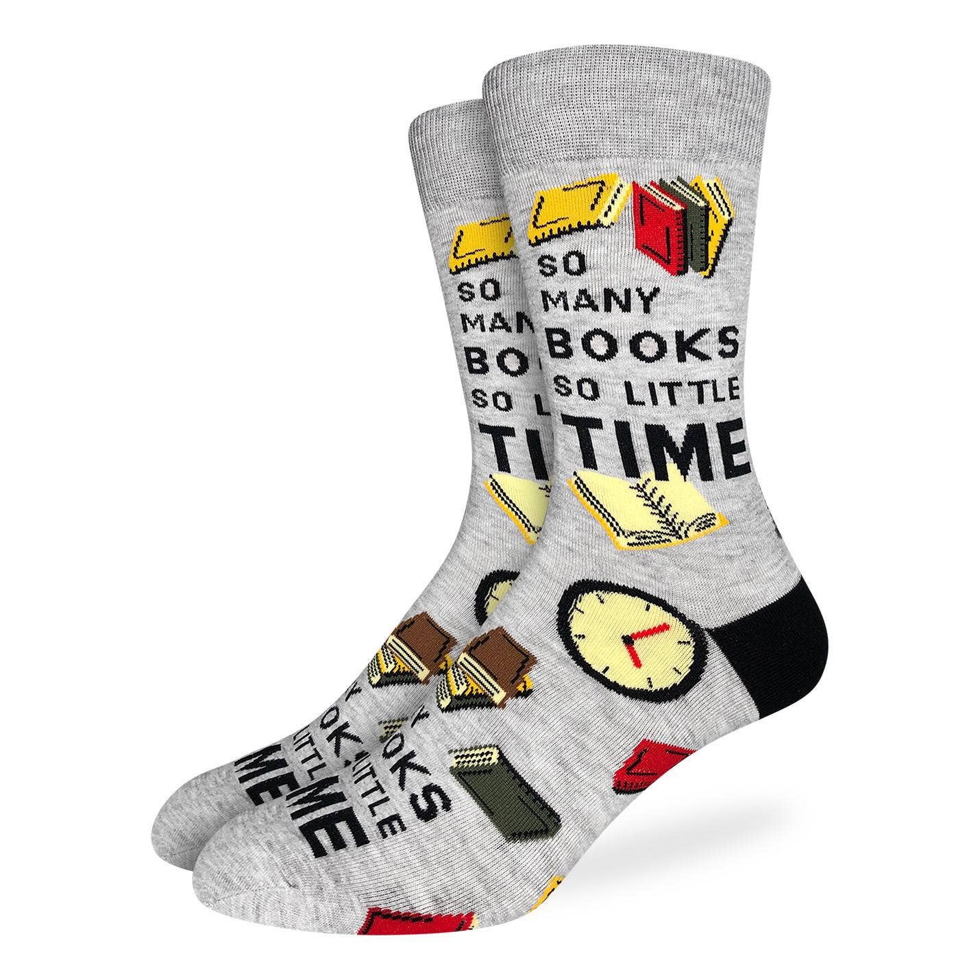 So Many Books So Little Time Socks: Shoe Size 7-12
