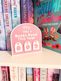 Book Tracker Bookshelf Decor: Counter with 1 set