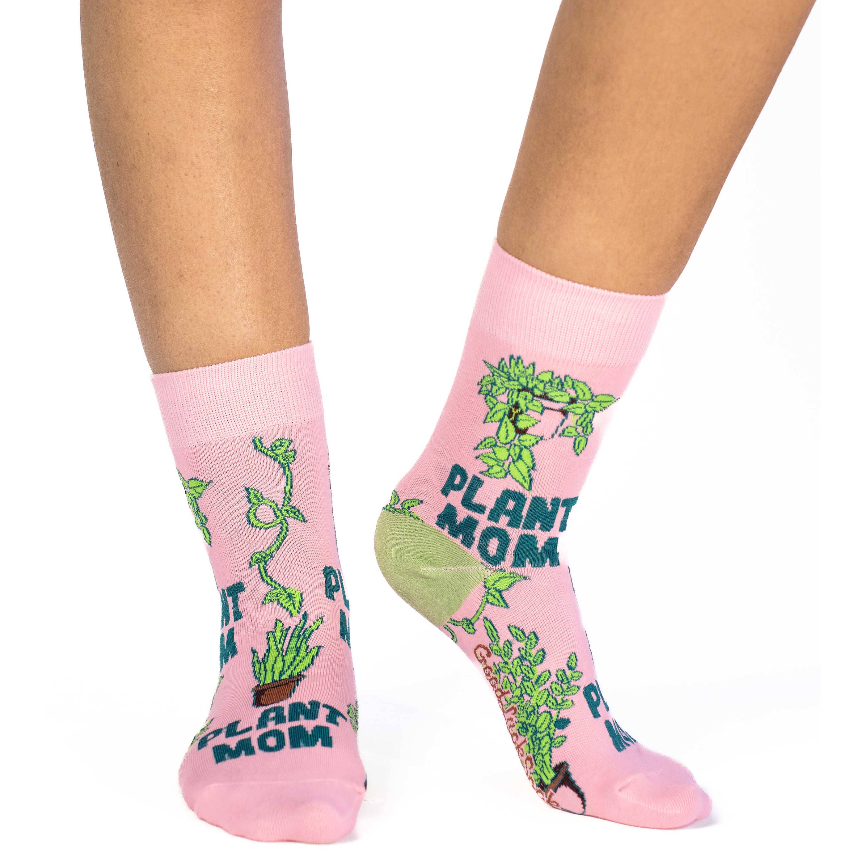 Women's Plant Mom Socks: Shoe Size 5-9