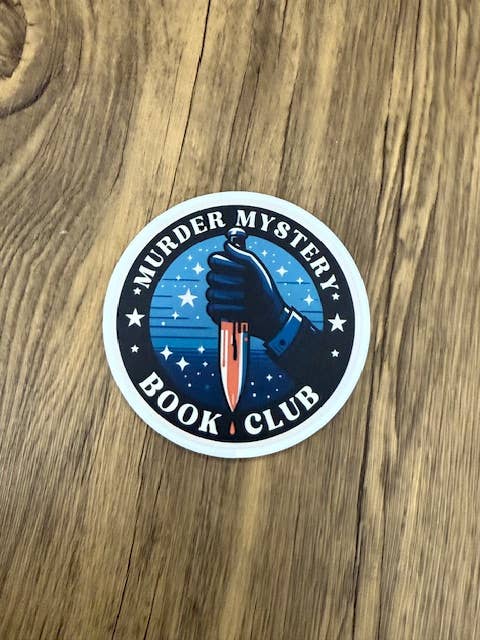 Murder Mystery Book Club Bookish Shelf Sitter Decor