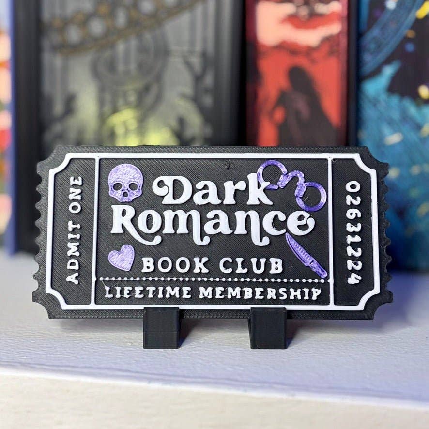 3d Printed Shelf Trope Ticket - Dark Romance Book Club: Add Stand