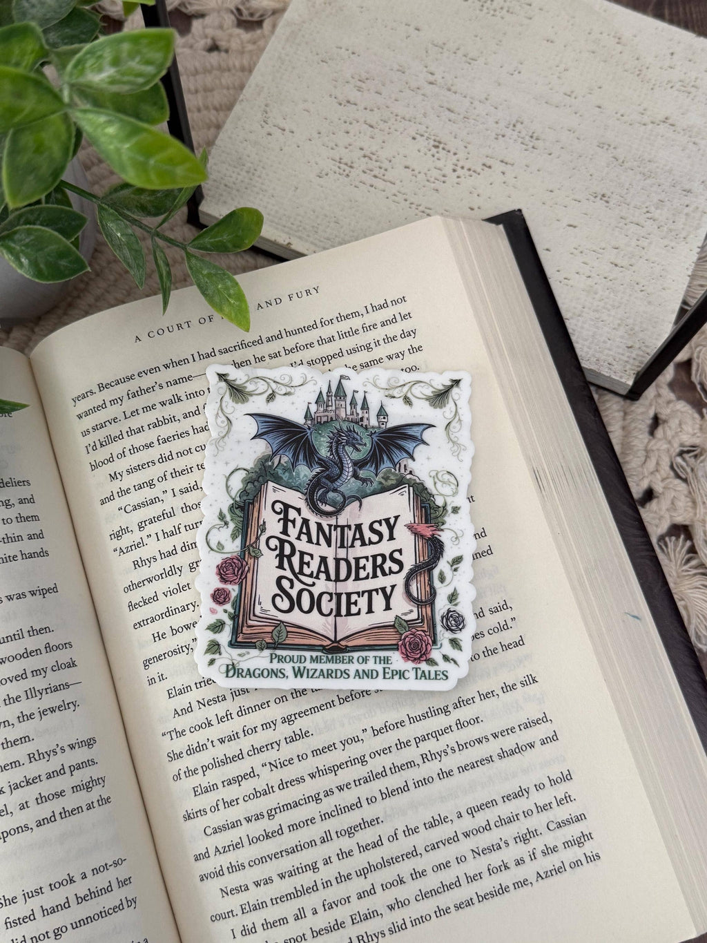 Fantasy Bookish Shelf Sitter Reading Decor Gifts