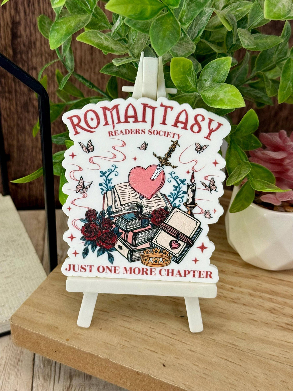 Romantasy Bookish Shelf Sitter Decor