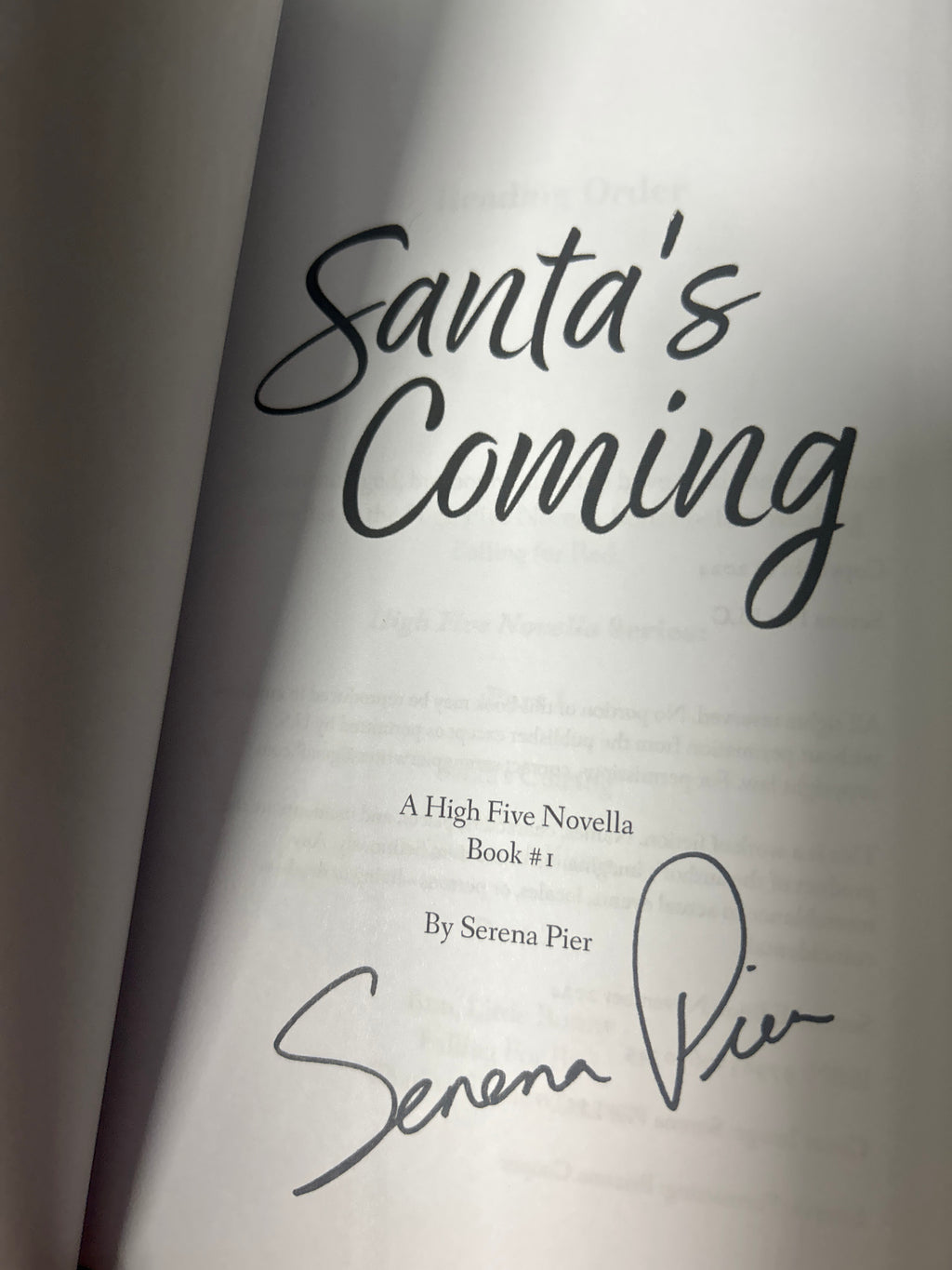 Santas’s Coming *signed*