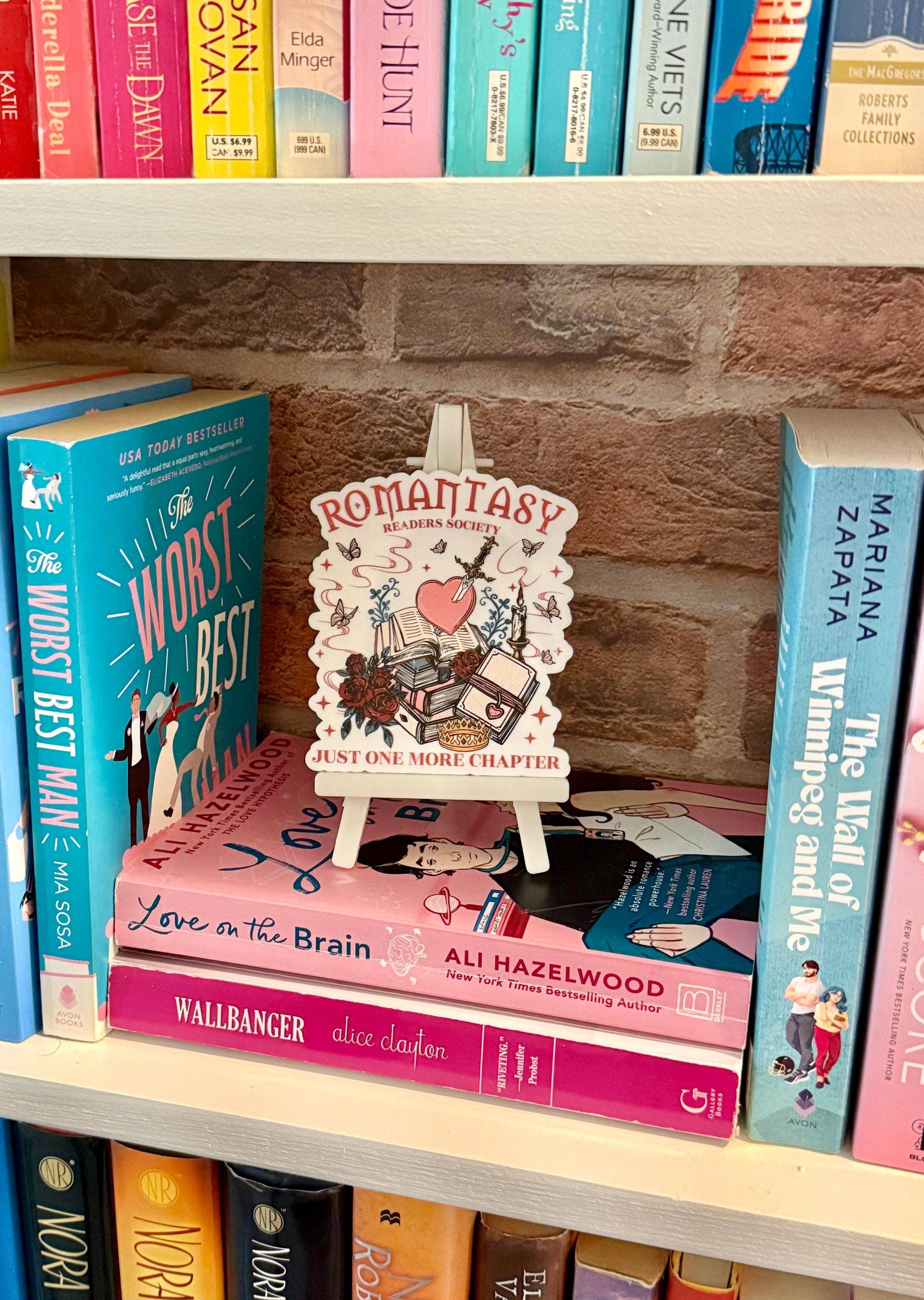 Romantasy Bookish Shelf Sitter Decor
