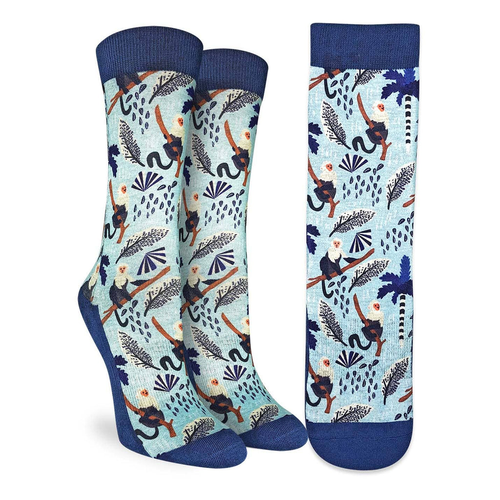 Women's Tropical Monkeys Socks [CLEARANCE]: Shoe Size 5-9