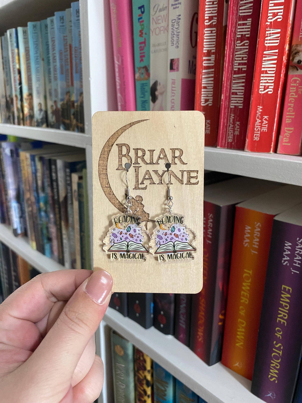 Reading Is Magical Book Lover Earrings
