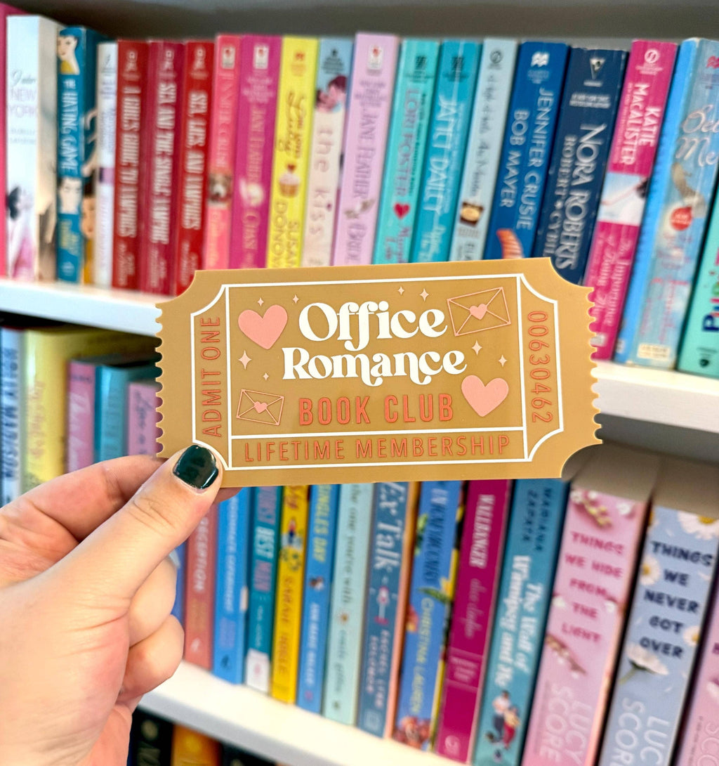 Bookish Shelf Sitter and Decor with Reading Tickets