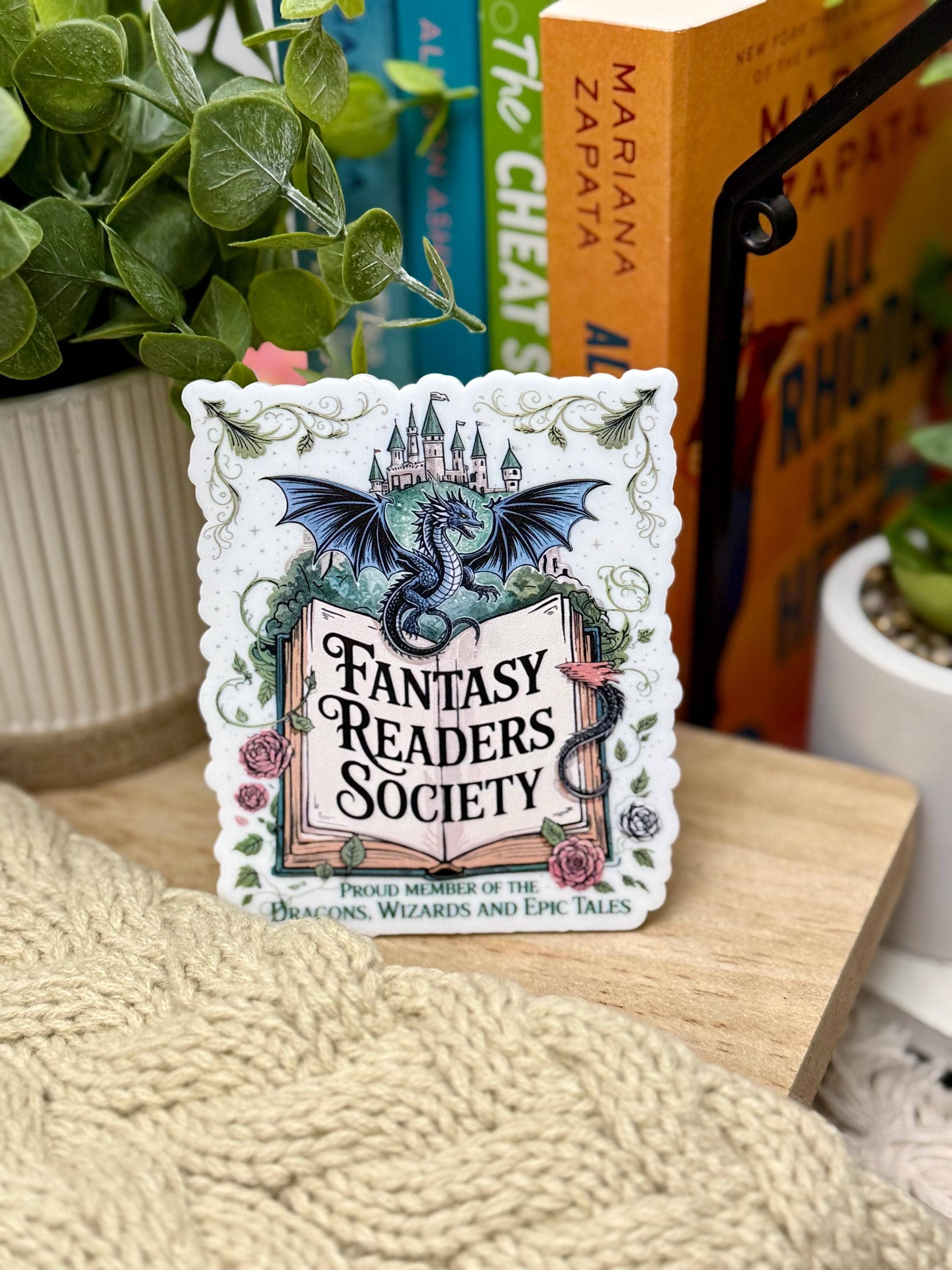 Fantasy Bookish Shelf Sitter Reading Decor Gifts