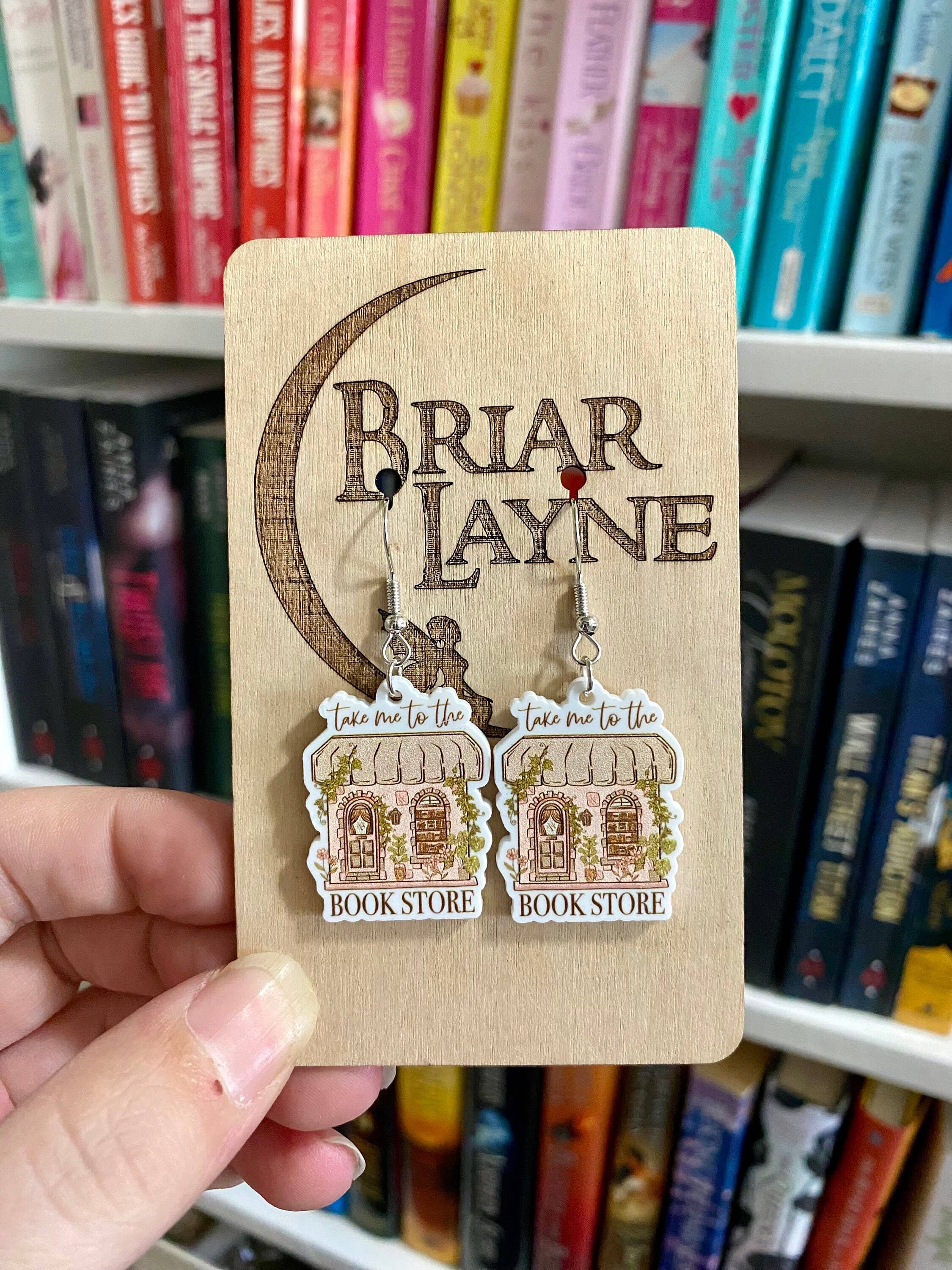 Bookstore Book Lovers Reader Library Earrings