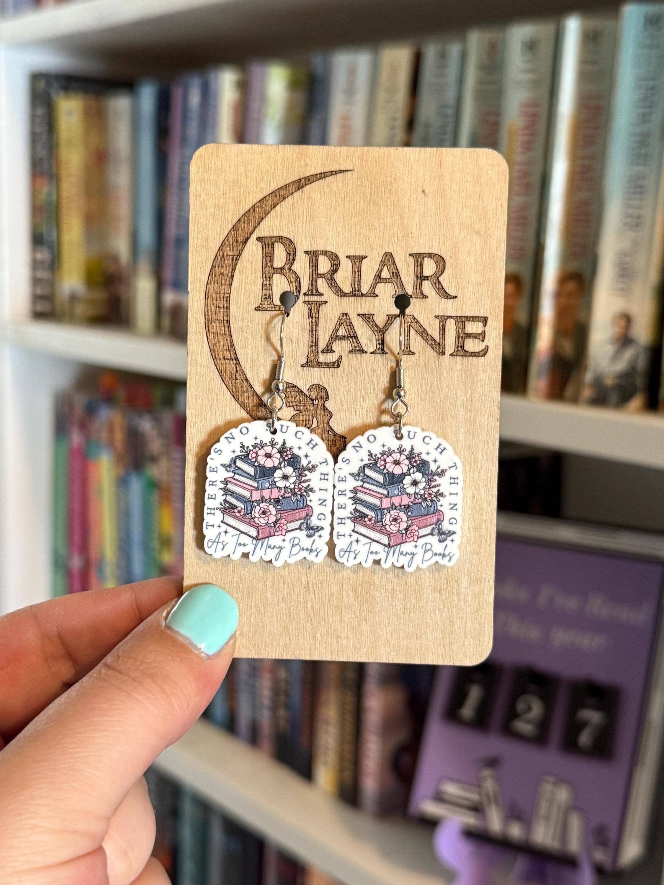 Book Lovers Reading Library Earrings
