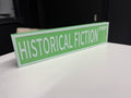 Historical Fiction HWY Street Sign
