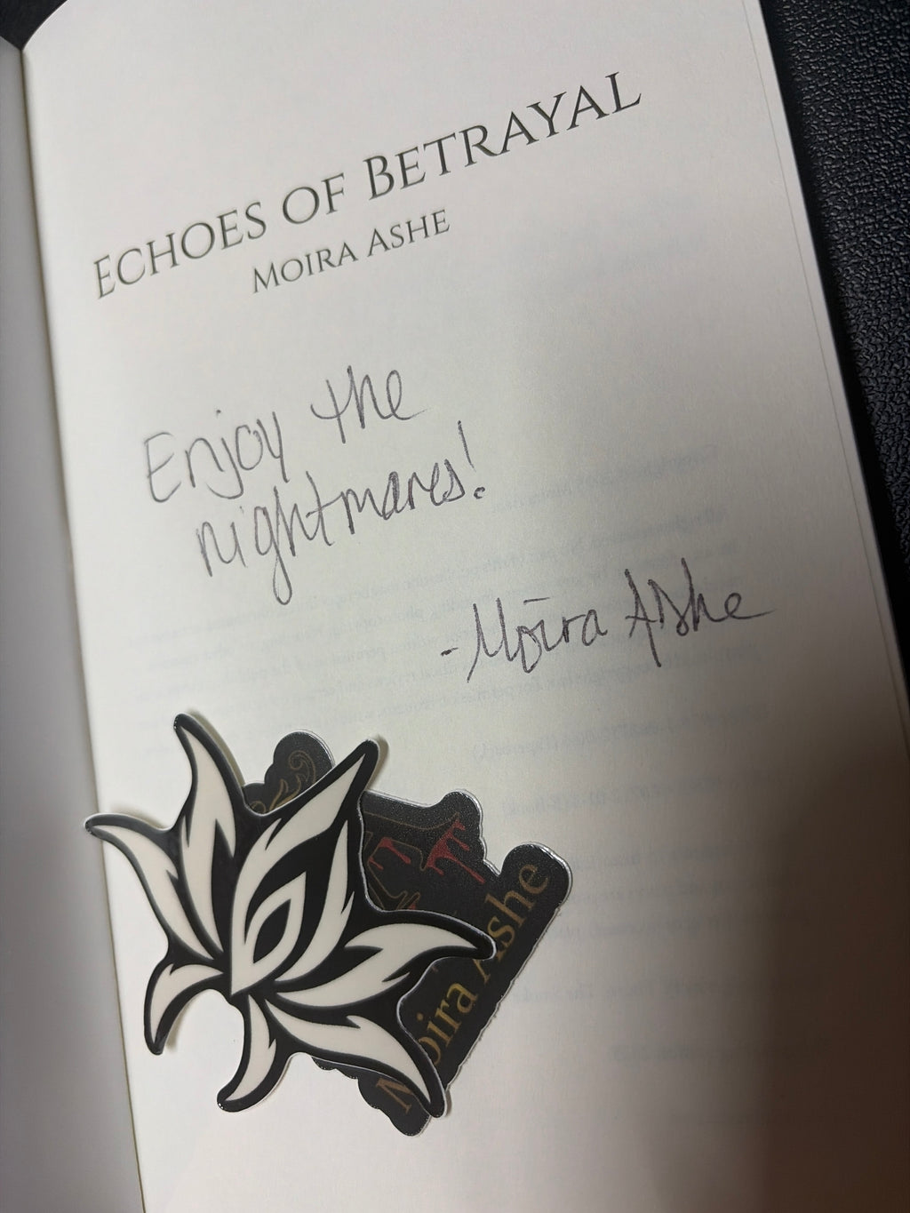 Echoes of Betrayal *signed with art*