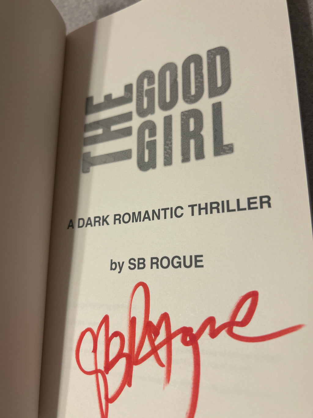 The Good Girl *signed with art*