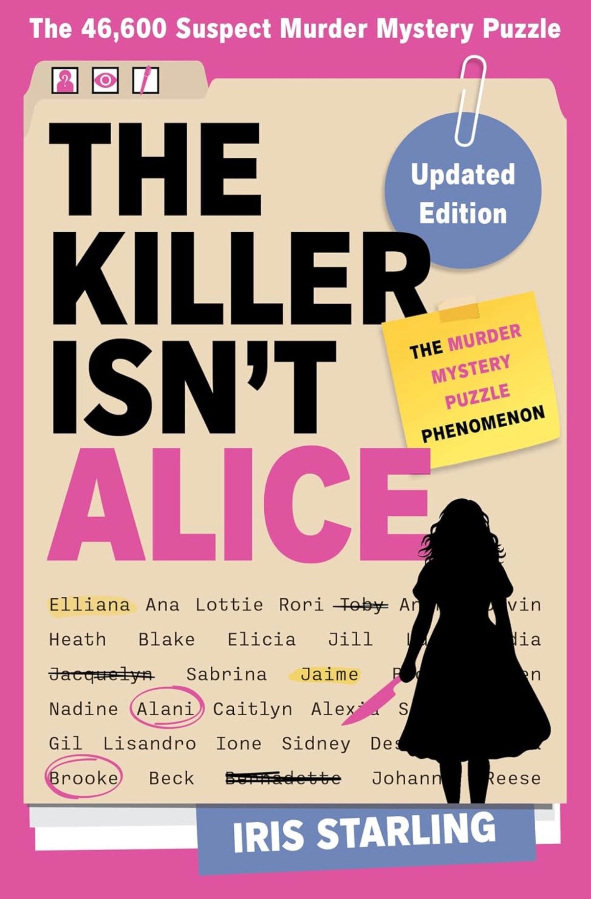 The Killer Isn’t Alice (puzzle book)